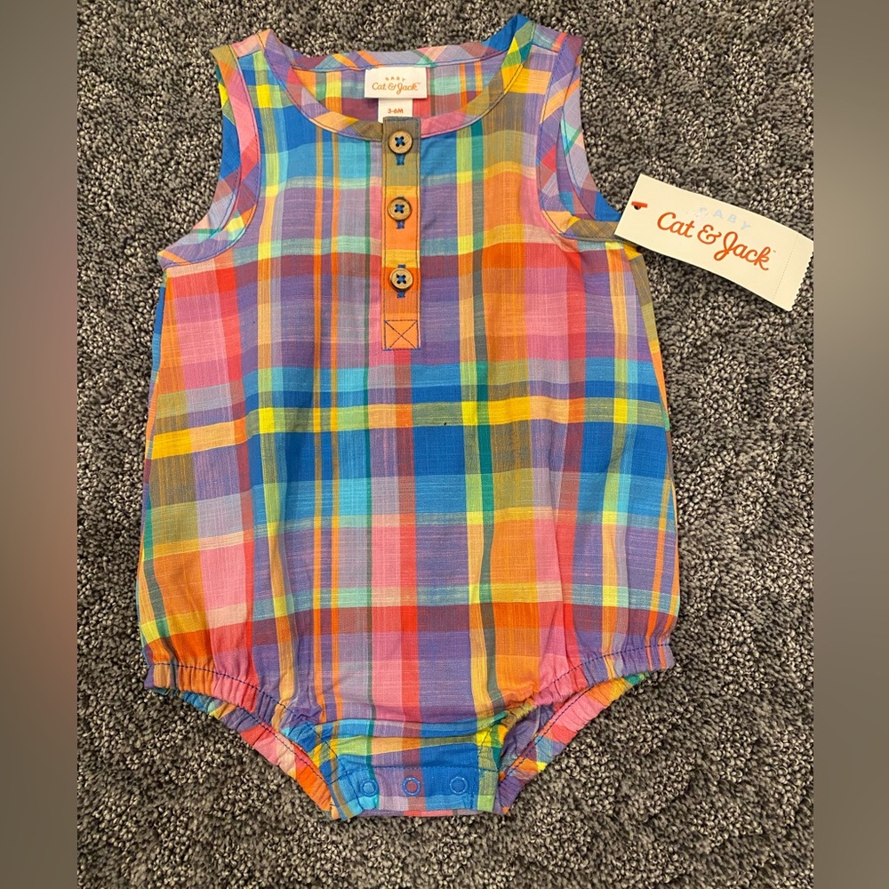 Cat and Jack Romper 3-6 month new